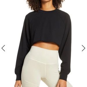 Alo Double Take Crop Sweatshirt